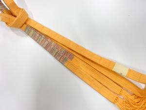未使用品　正絹　綴れ手組帯締め
